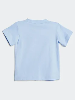 adidas Blue Essentials Infant Kids T-Shirt Set Online