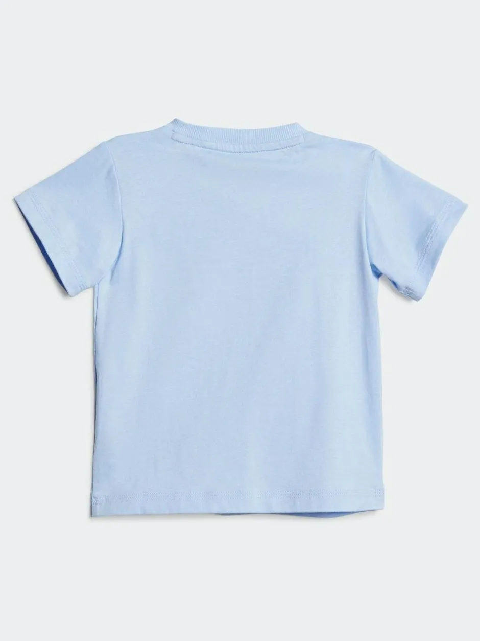 adidas Blue Essentials Infant Kids T-Shirt Set Online
