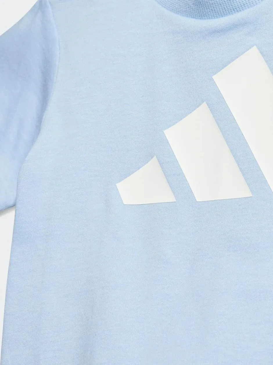 adidas Blue Essentials Infant Kids T-Shirt Set Online