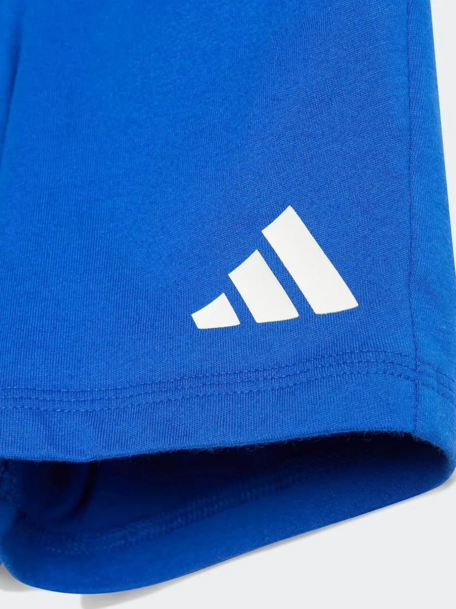 adidas Blue Essentials Infant Kids T-Shirt Set Online