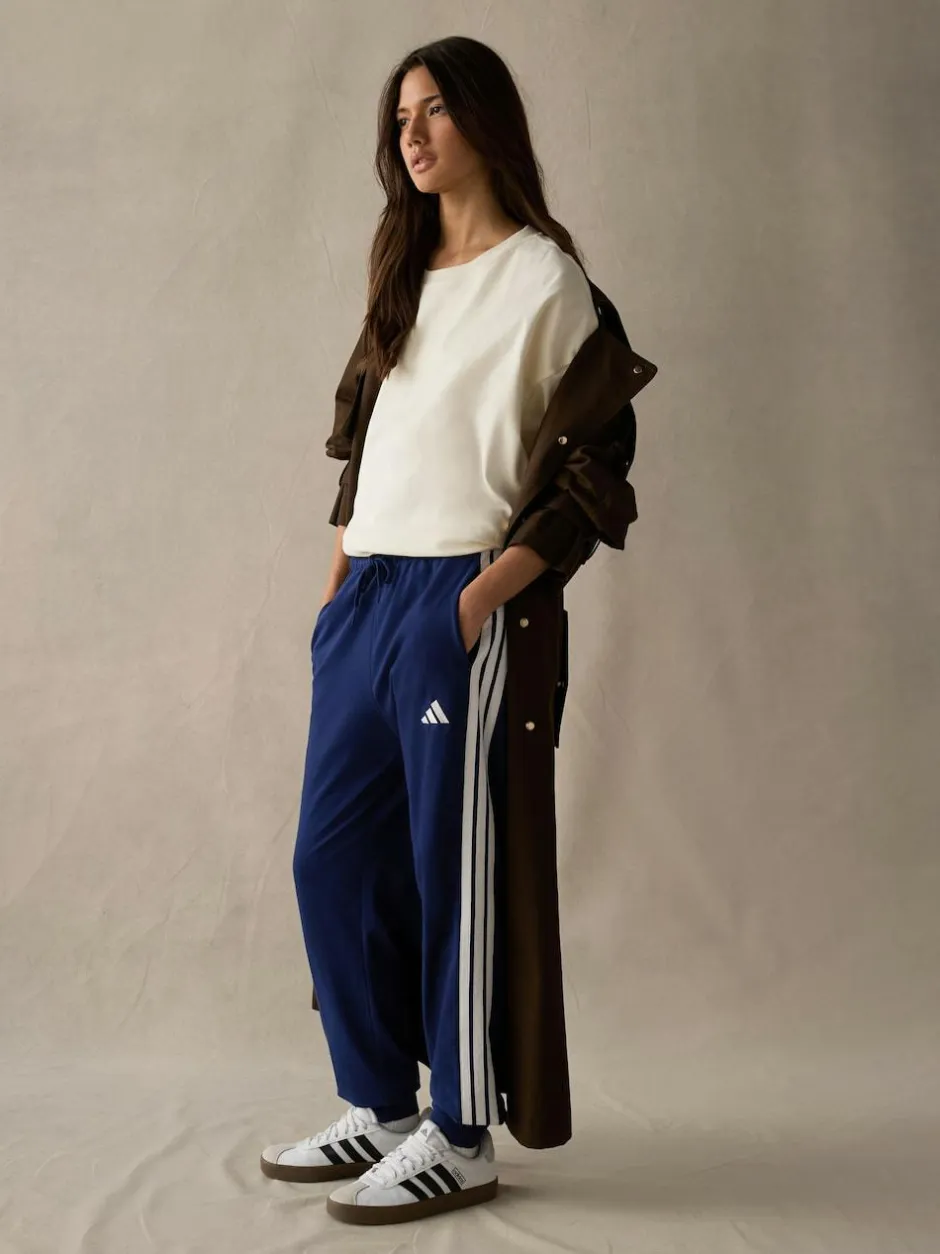 adidas Essentials 3-Stripes Cuffed Joggers Blue