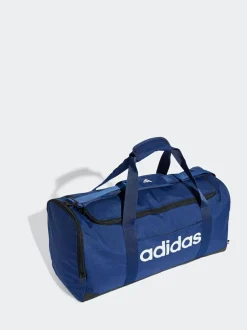 adidas Linear Medium Duffel Bag Blue Sale