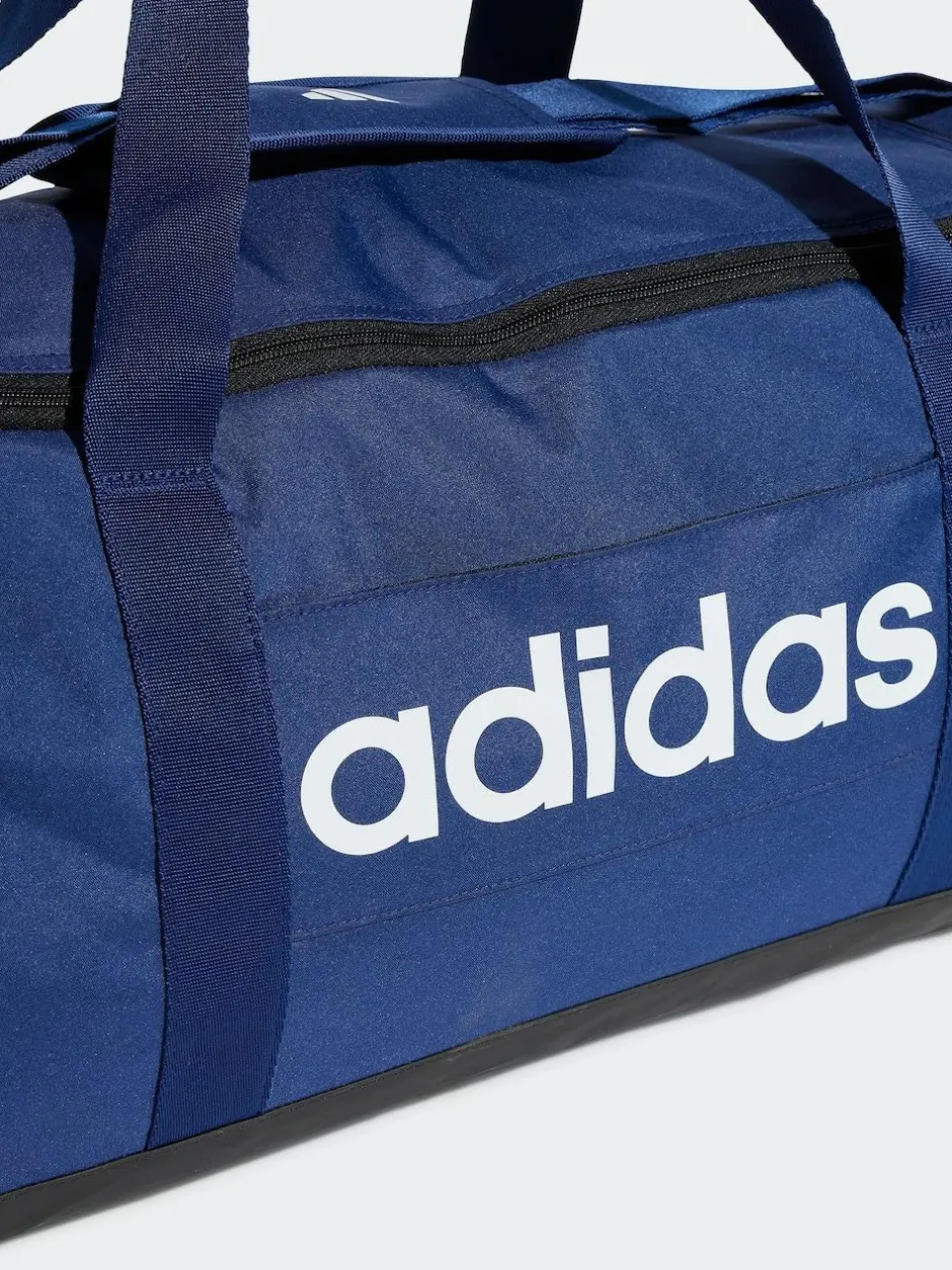 adidas Linear Medium Duffel Bag Blue Sale