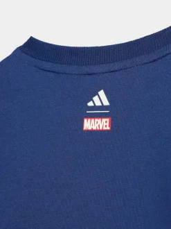adidas Marvel Spider-Man Top and Shorts Infant Set Blue