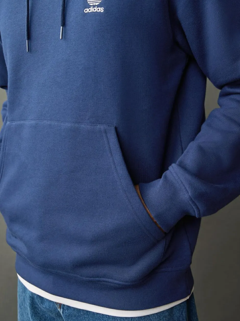 adidas originals adidas Blue Trefoil Essentials Hoodie Discount