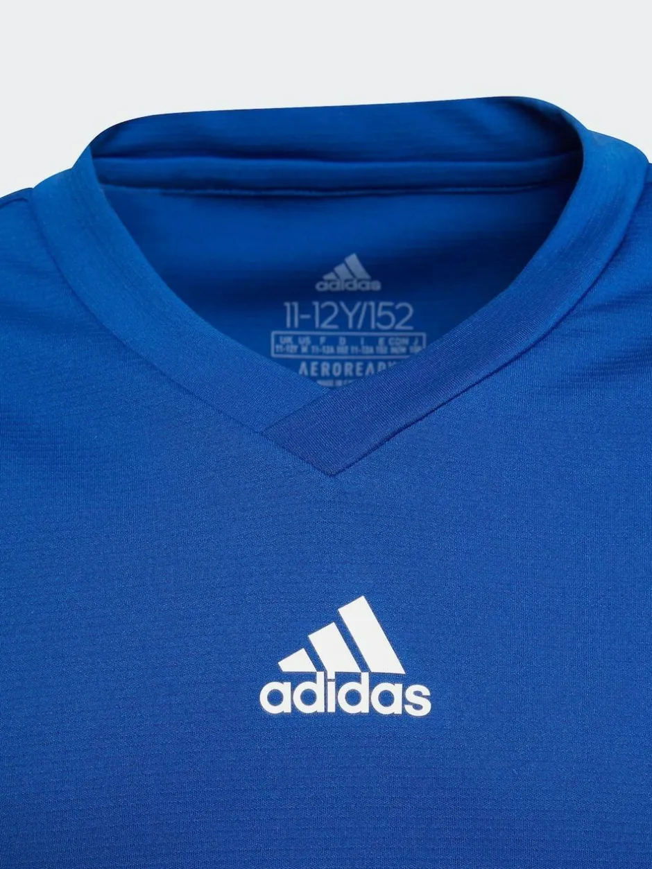 adidas Bright Blue Team Base T-Shirt Outlet