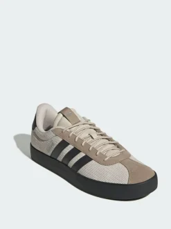 adidas VL Court Trainers Brown Clearance