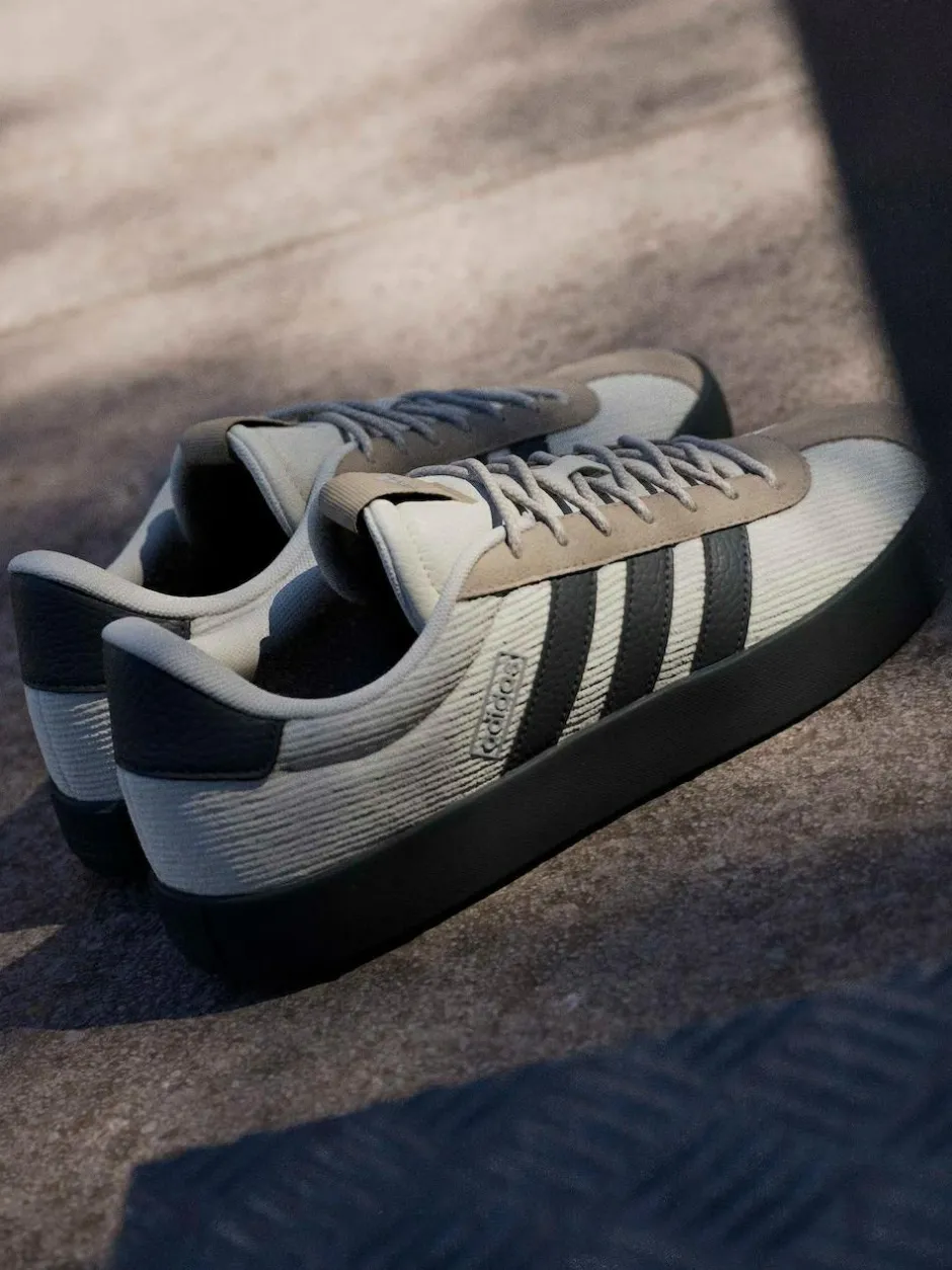 adidas VL Court Trainers Brown Clearance