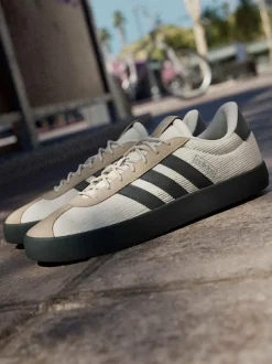 adidas VL Court Trainers Brown Clearance