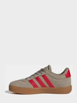 adidas Brown/Red VL Court 3.0 Trainers Discount