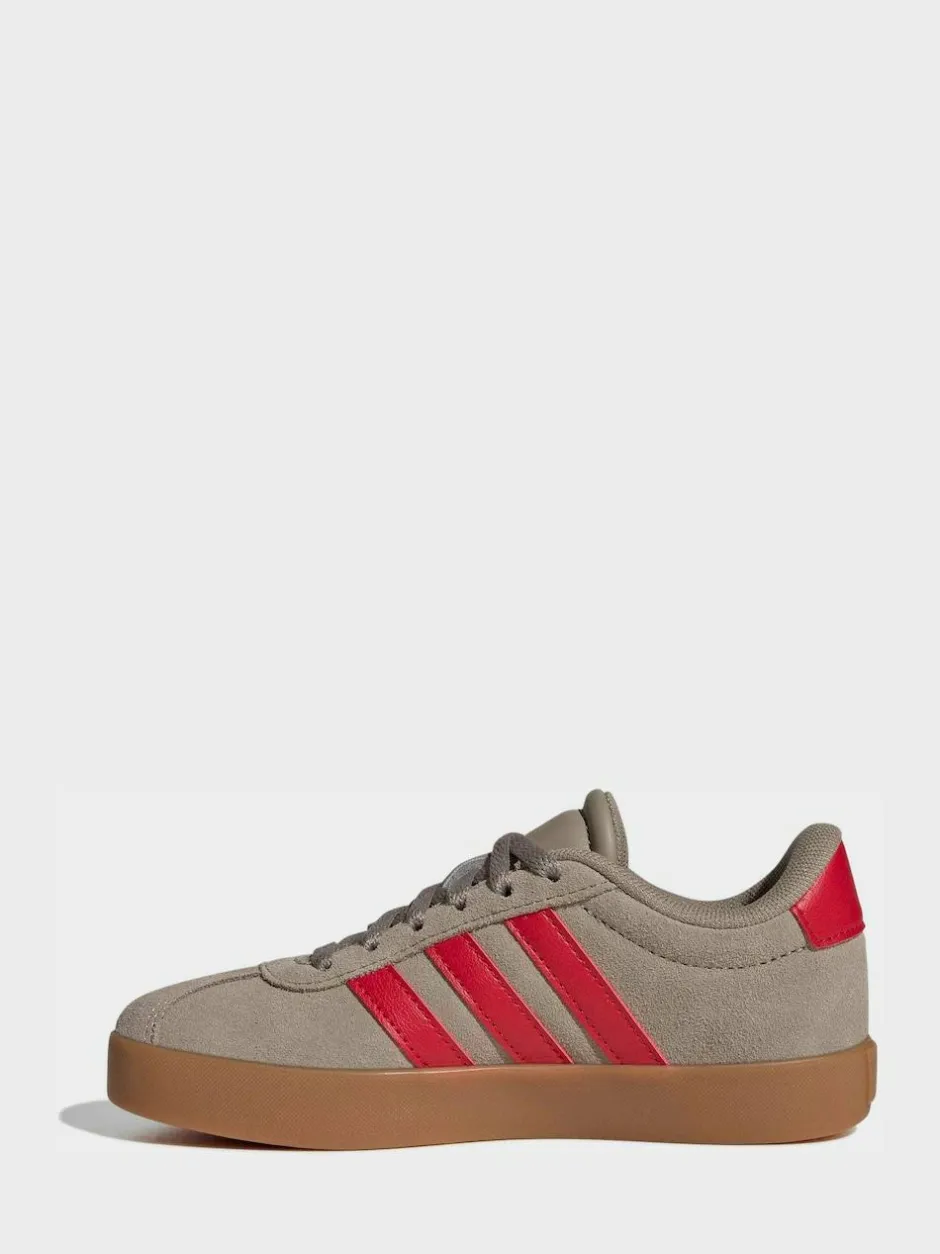 adidas Brown/Red VL Court 3.0 Trainers Discount