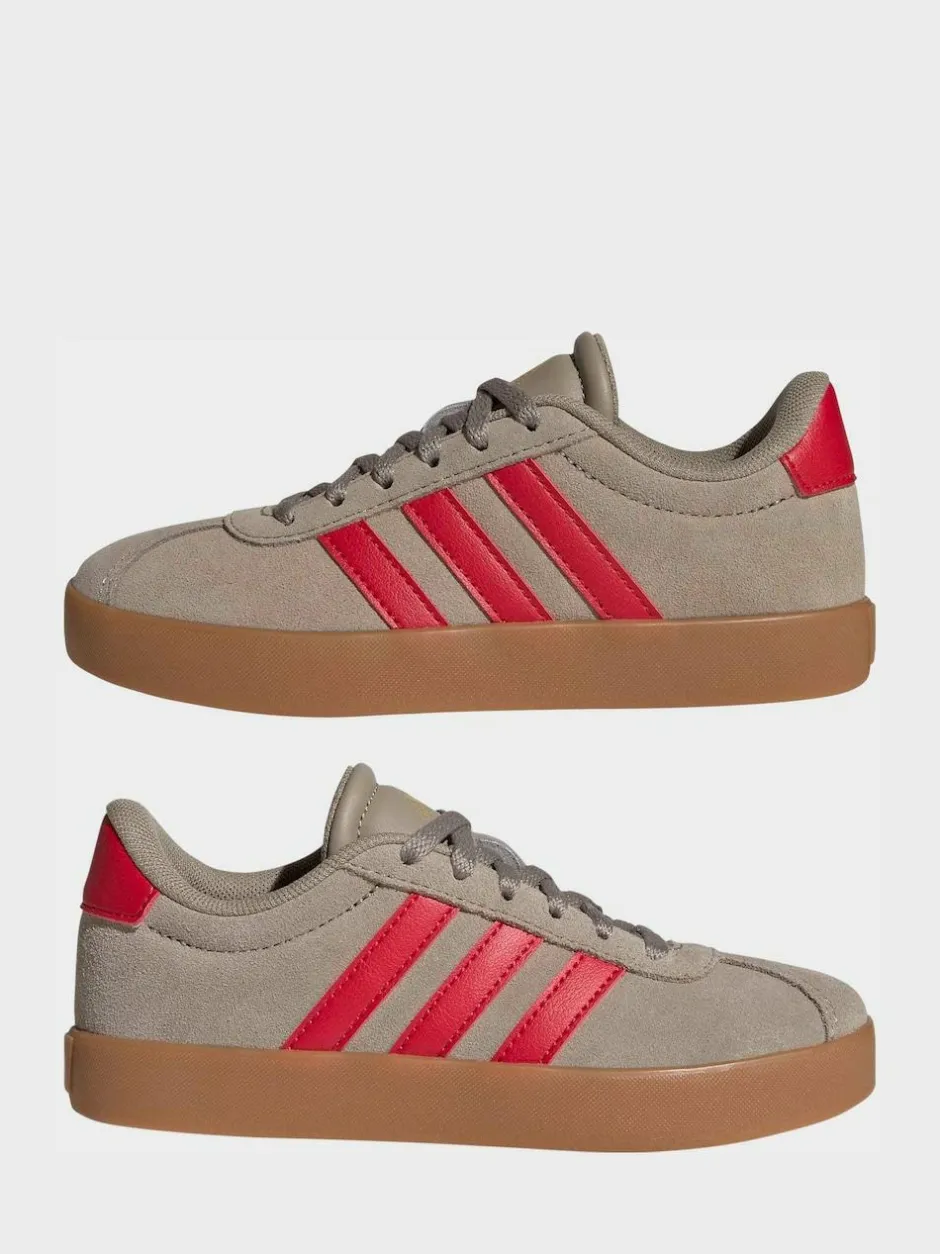 adidas Brown/Red VL Court 3.0 Trainers Discount