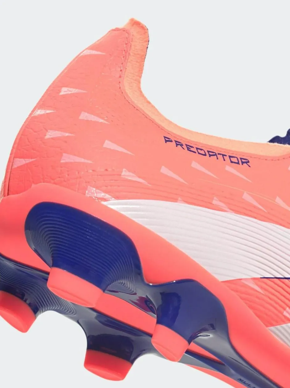 adidas Coral/White Adult Predator League Multi Ground Boots Online