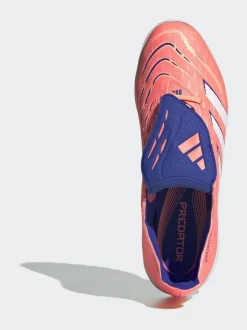 adidas Coral/White Adult Predator League Fold-Over Tongue Turf Boots New