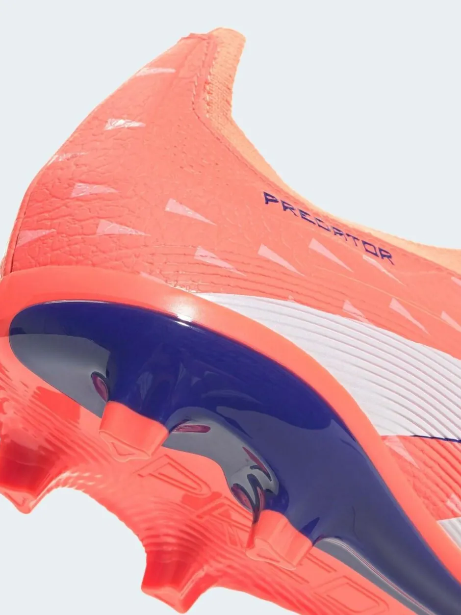 adidas Coral/White Adult Predator League Laceless Firm/Multi Ground Boots Clearance