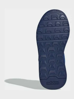 adidas Dark Blue Tensaur Switch Hook and Loop Kids Trainers Hot