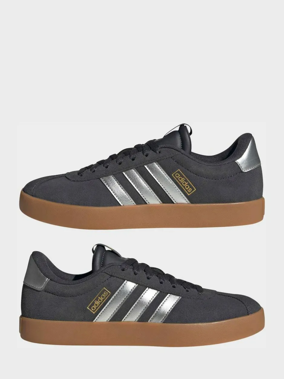 adidas Dark Grey VL Court 3.0 Trainers