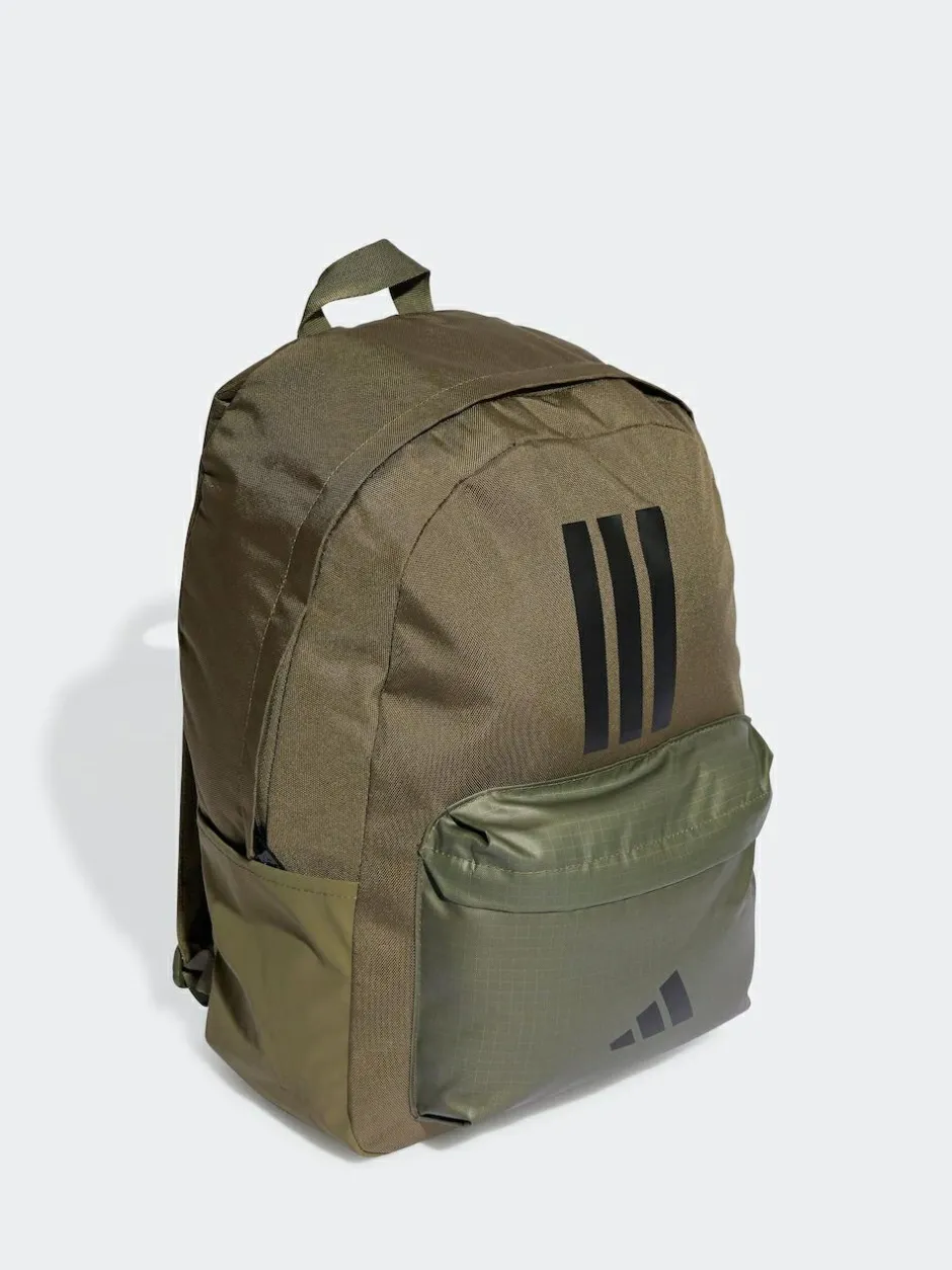 adidas Green Classic 3 Bar Logo Backpack Online