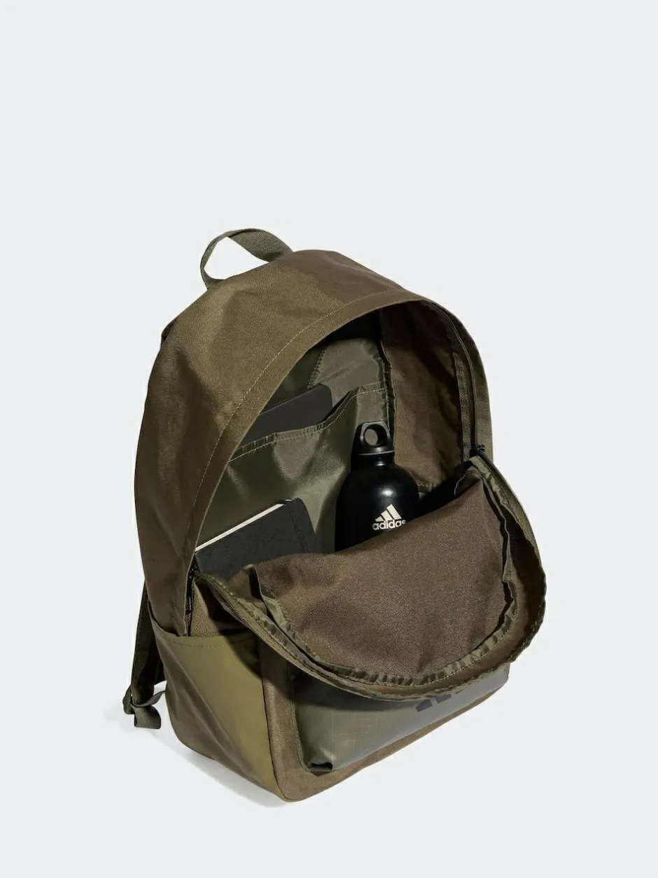 adidas Green Classic 3 Bar Logo Backpack Online