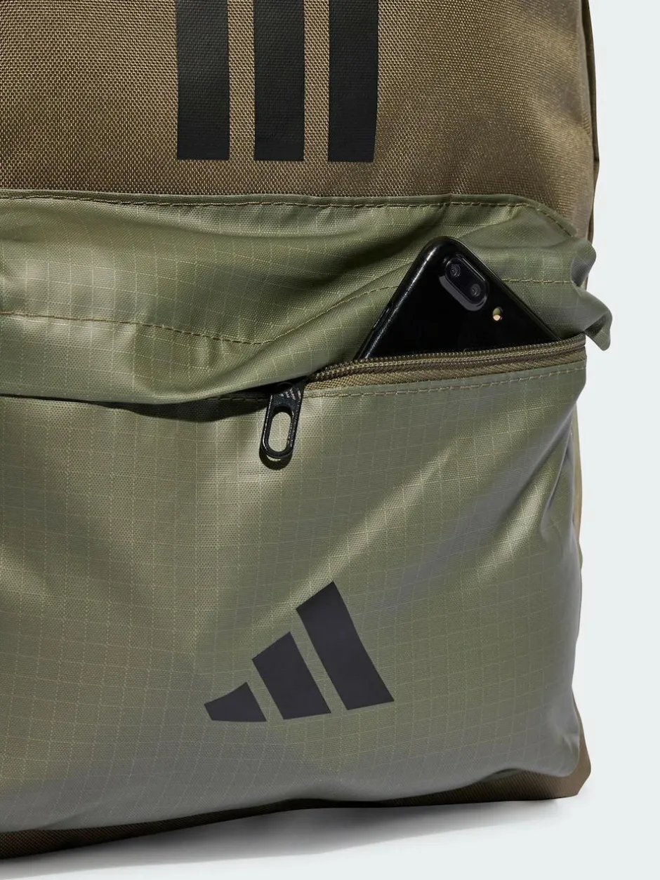 adidas Green Classic 3 Bar Logo Backpack Online
