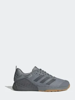adidas Dropset 3 Trainers Grey New