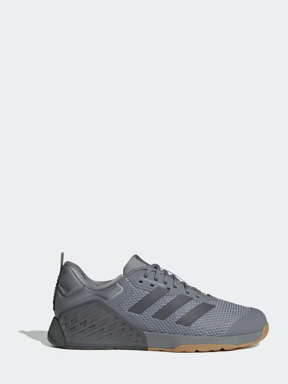 adidas Dropset 3 Trainers Grey New