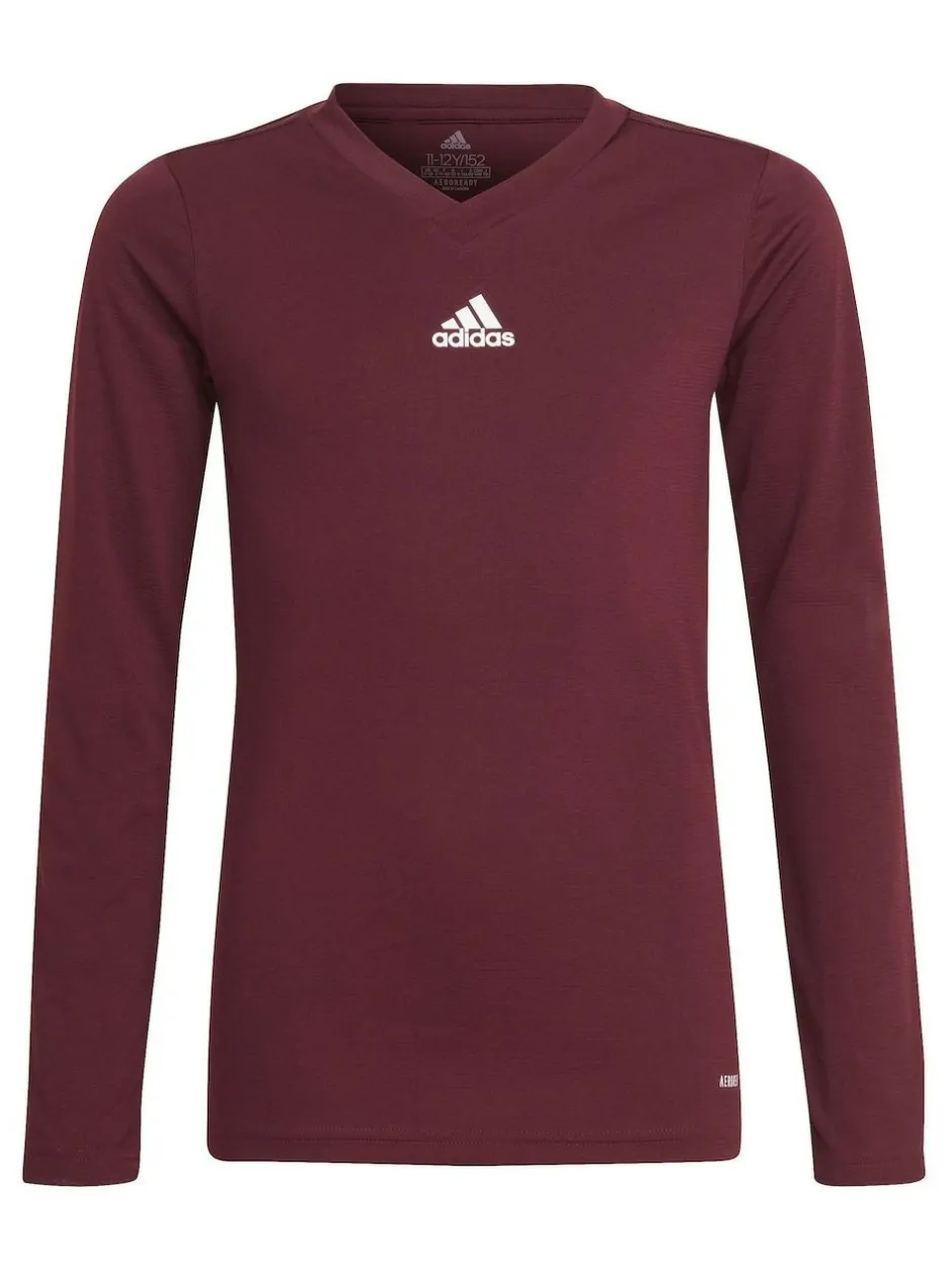 adidas Maroon Red Team Base T-Shirt Sale