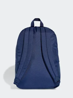 adidas Navy Blue Classic 3 Bar Logo Backpack Hot