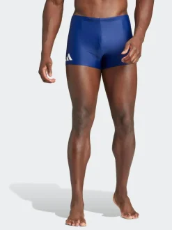 adidas Solid Swim Boxers Navy Blue Discount
