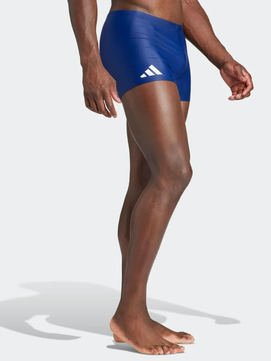 adidas Solid Swim Boxers Navy Blue Discount