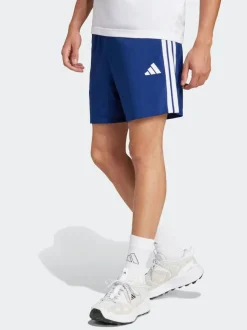 adidas Navy/White Essentials 3-Stripes Chelsea Shorts Hot