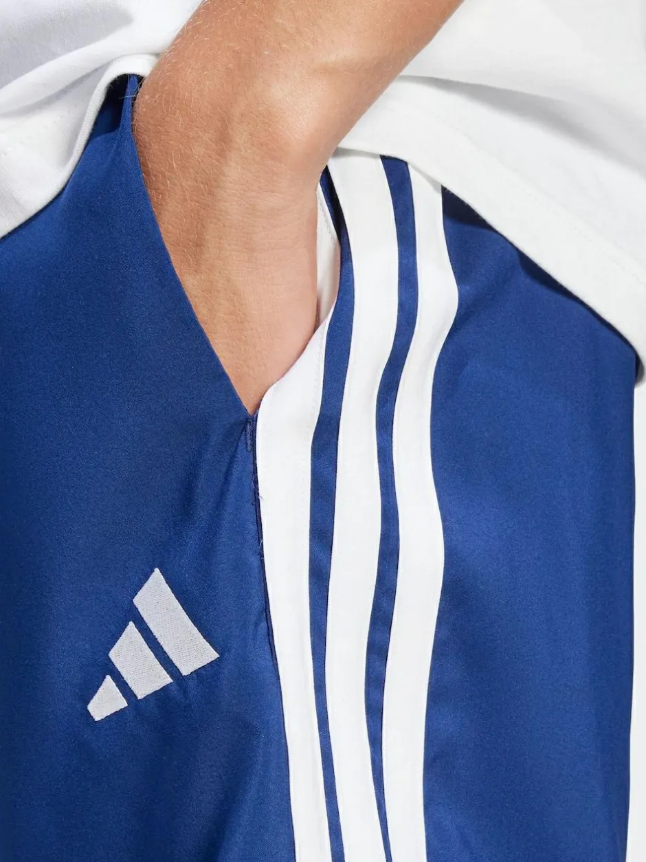 adidas Navy/White Essentials 3-Stripes Chelsea Shorts Hot