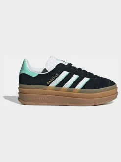 adidas originals Black Gazelle Bold Junior Trainers Outlet