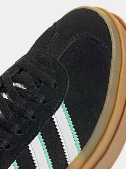 adidas originals Black Gazelle Bold Junior Trainers Outlet