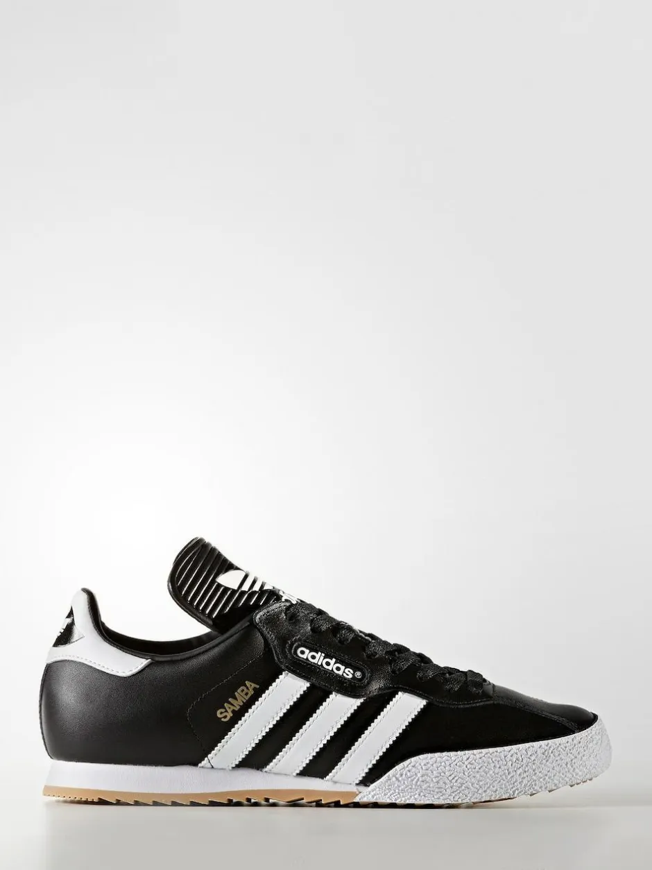 adidas originals Samba Suede Trainers Black/White New