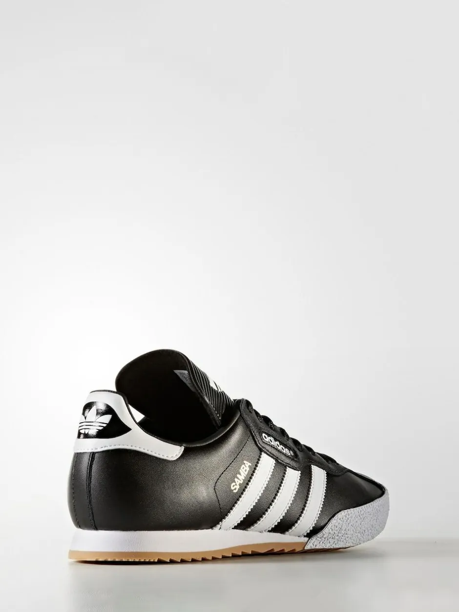 adidas originals Samba Suede Trainers Black/White New