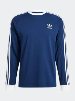 adidas originals Adicolor Classics 3-Stripes LS T-Shirt Blue Sale