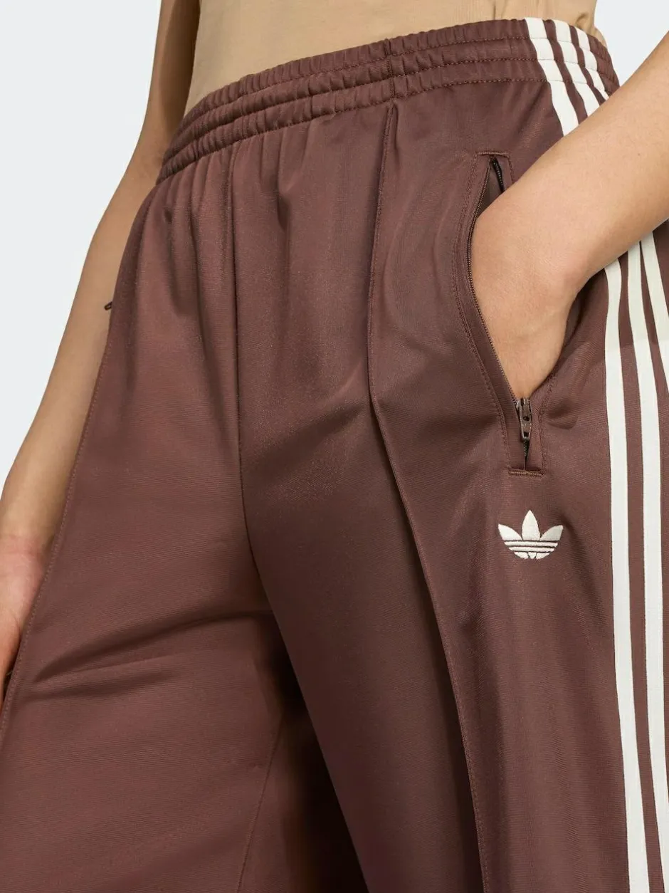 adidas originals Brown/White Firebird Loose Track Pant Trousers Online