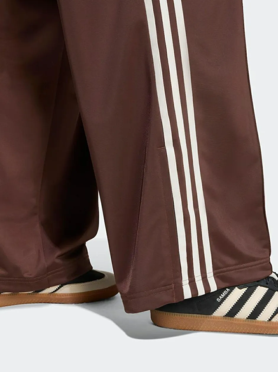 adidas originals Brown/White Firebird Loose Track Pant Trousers Online