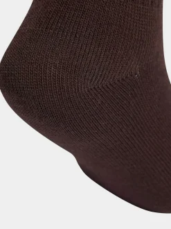 adidas originals 3 Pack Ankle Socks Dark Brown Best
