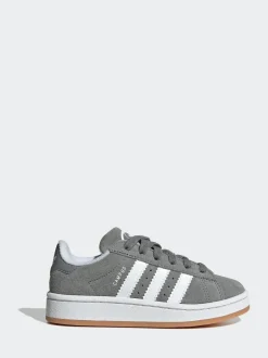adidas originals Grey Light Campus 00s Elastic Lace Kids Trainers