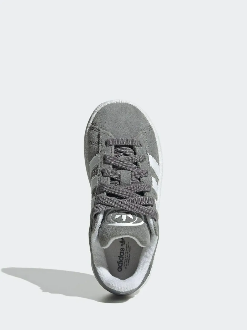 adidas originals Grey Light Campus 00s Elastic Lace Kids Trainers