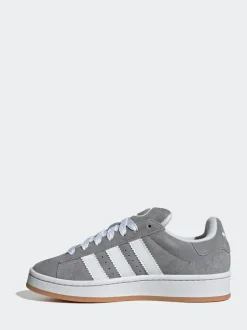 adidas originals Grey/White Campus 00s Lace Junior Trainers Clearance