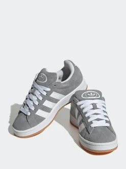 adidas originals Grey/White Campus 00s Lace Junior Trainers Clearance