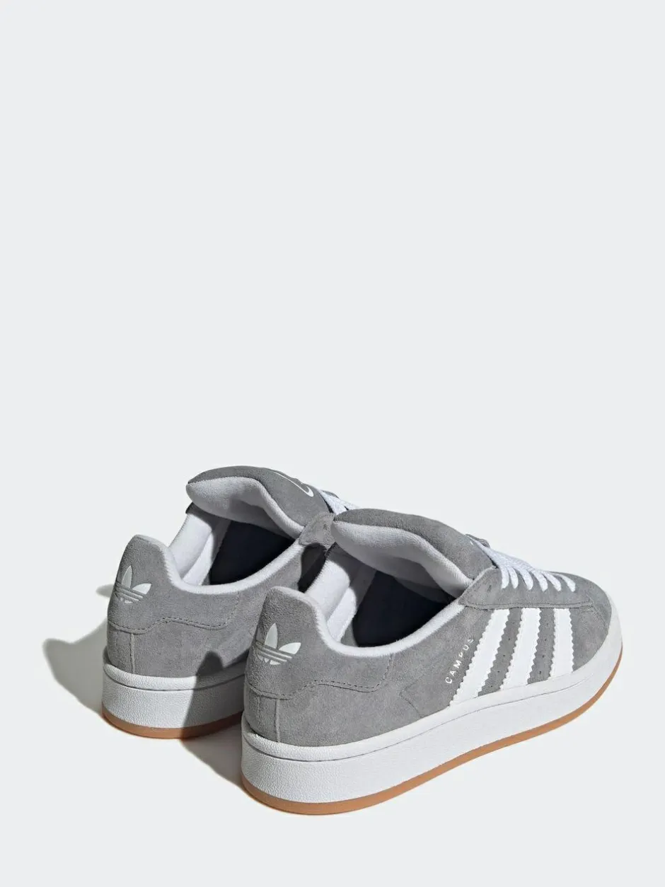 adidas originals Grey/White Campus 00s Lace Junior Trainers Clearance