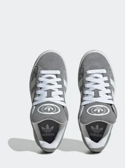 adidas originals Grey/White Campus 00s Lace Junior Trainers Clearance