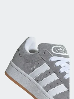 adidas originals Grey/White Campus 00s Lace Junior Trainers Clearance