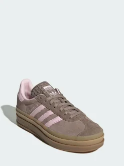 adidas originals Light Brown Gazelle Bold W Trainers New