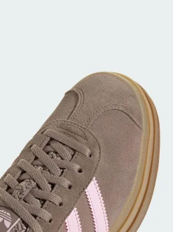 adidas originals Light Brown Gazelle Bold W Trainers New