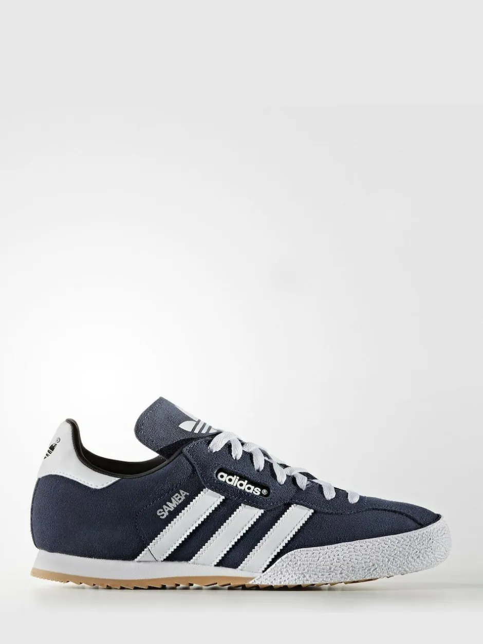adidas originals Samba Suede Trainers Navy New